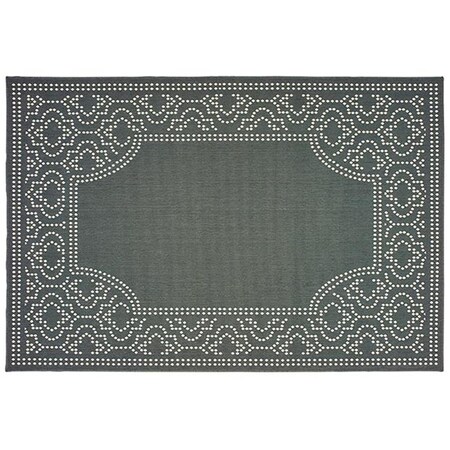 Oriental Weavers Marina Indoor Outdoor Outdoor Border Rectangle Area Rug, Grey - 7 Ft. 10 In. X 10 Ft. 10 In. M1247X240330ST